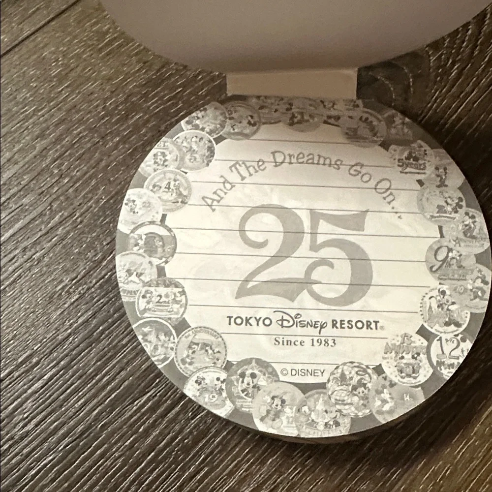 Disney Colorful 25th Anniversary notepad